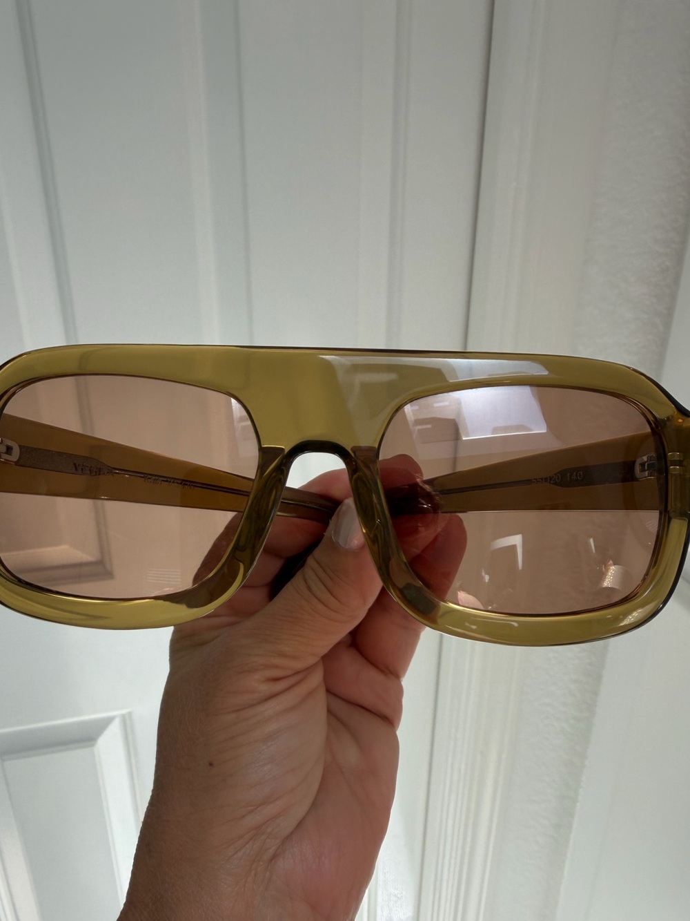VEHLA Kaia Caramel and Toffee Sunglasses - Picture 9 of 9